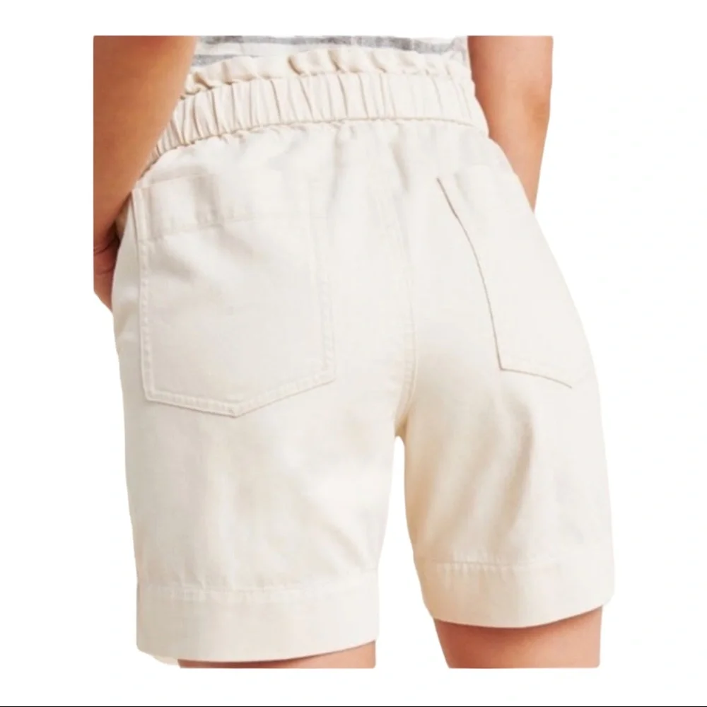 NWT FRYE ANTHROPOLOGIE Pascale Paperbag-Waisted Shorts Size 28